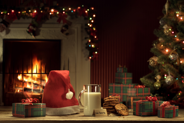 サンタクロース薪