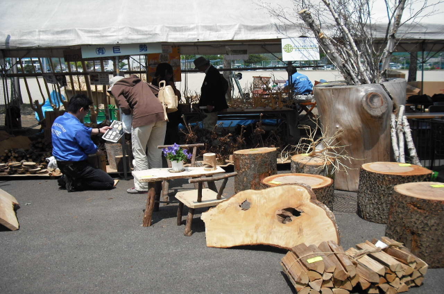 全国植樹祭プレイベントに出展しました